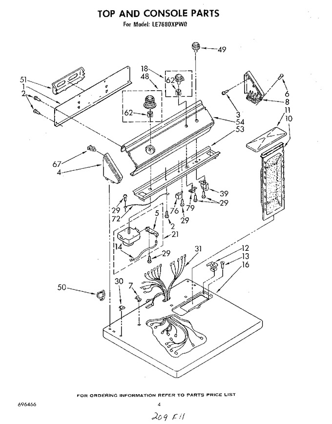 Diagram for LE7680XPW0