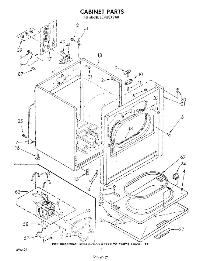 Diagram for LE7680XSW0