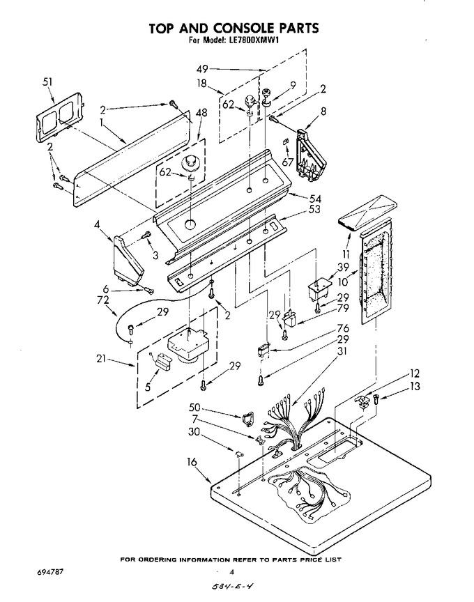 Diagram for LE7800XMW1