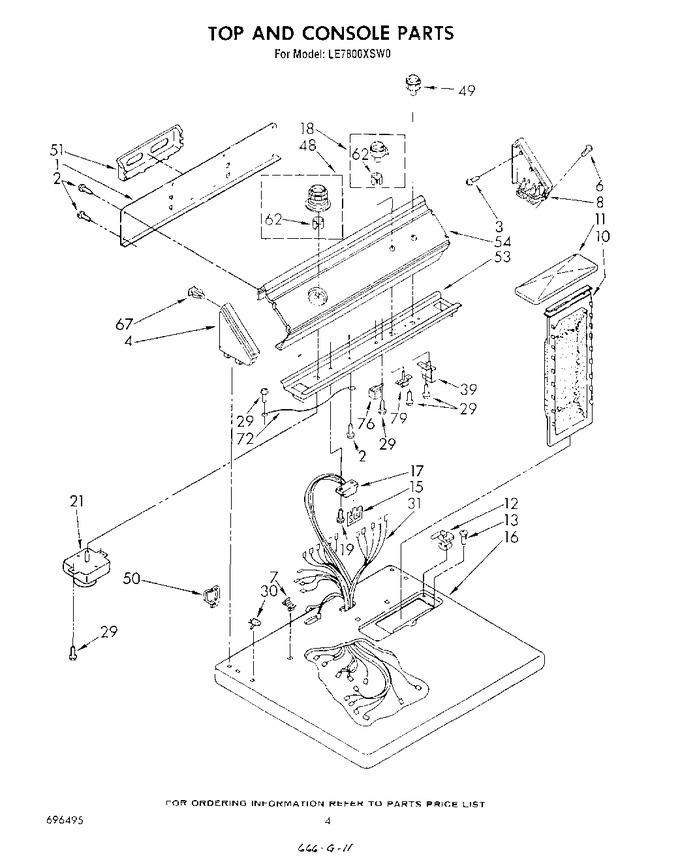 Diagram for LE7800XSW0