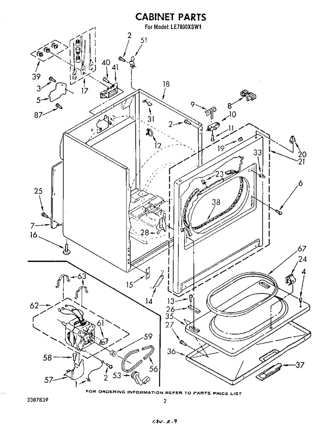 Diagram for LE7800XSW1