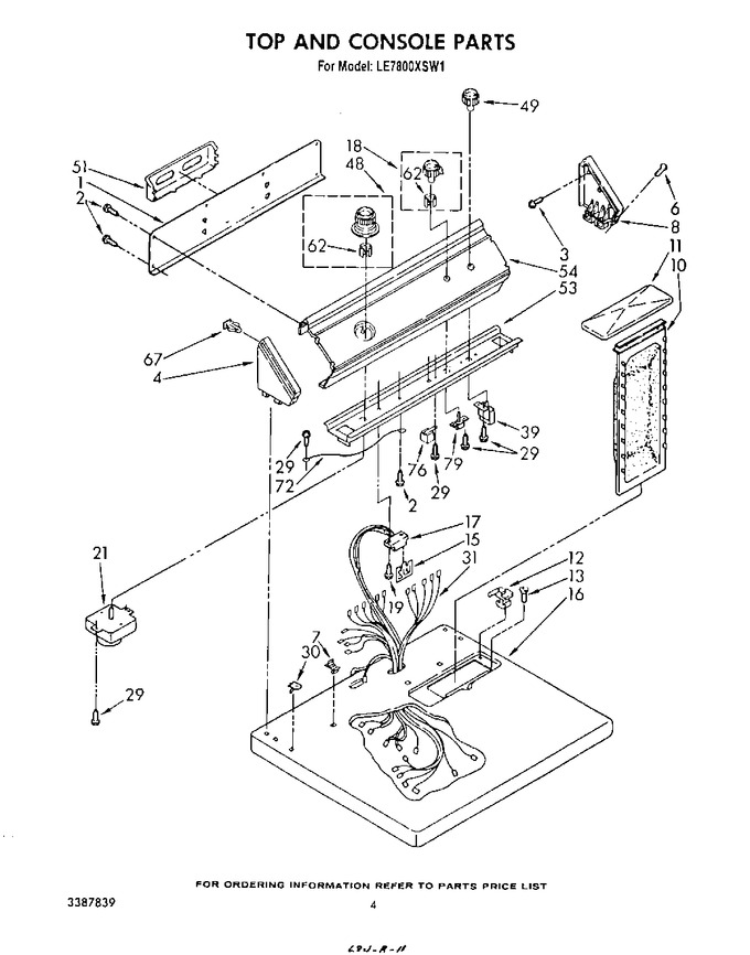 Diagram for LE7800XSW1