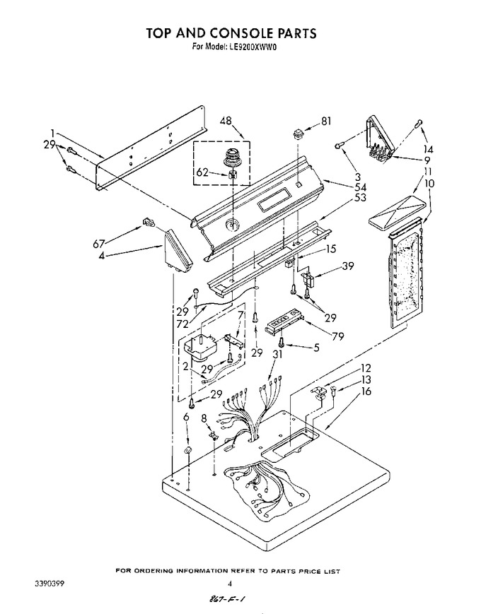 Diagram for LE9200XWN0