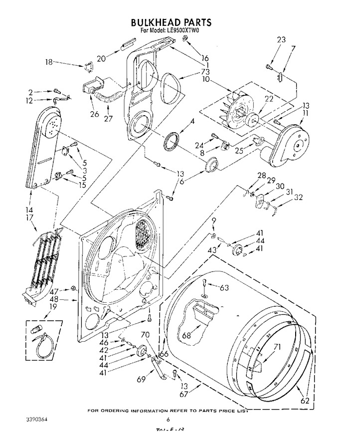 Diagram for LE9500XTG0