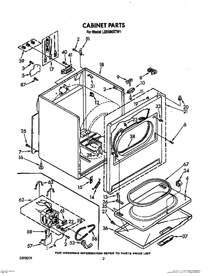 Diagram for LE9500XTG1