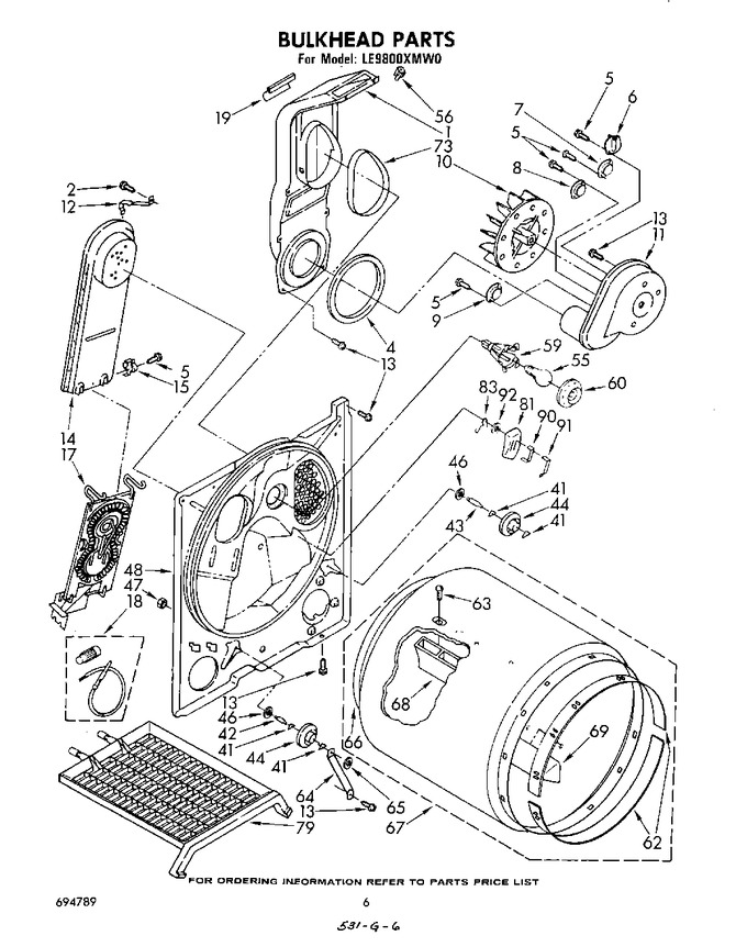 Diagram for LE9800XMW0