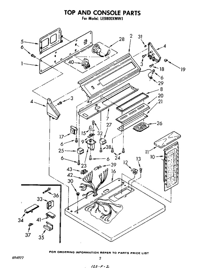 Diagram for LE9800XMW1