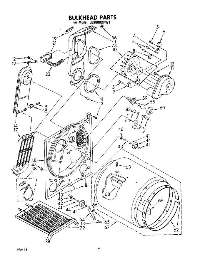 Diagram for LE9800XPW1