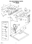 Diagram for 02 - Top And Console Parts