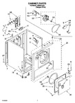 Diagram for 02 - Cabinet Parts