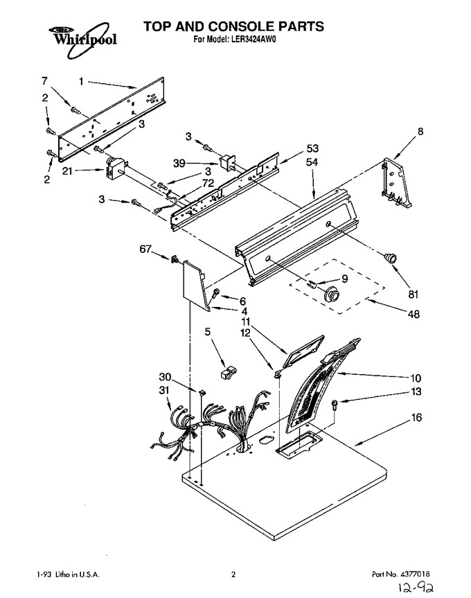 Diagram for LER3424AW0