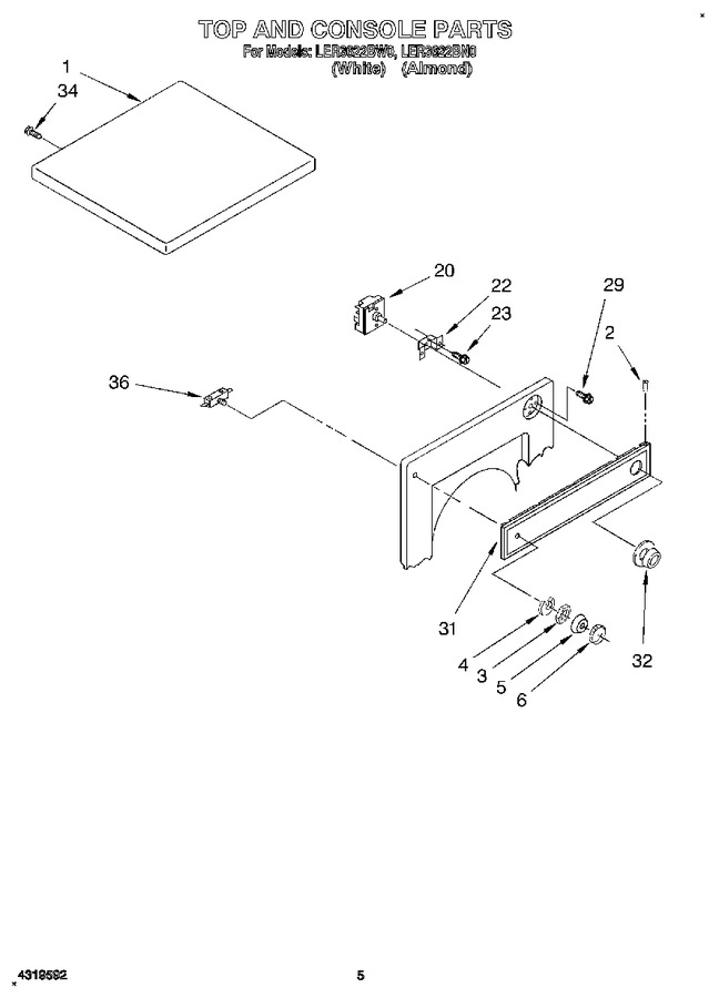 Diagram for LER3622BW0