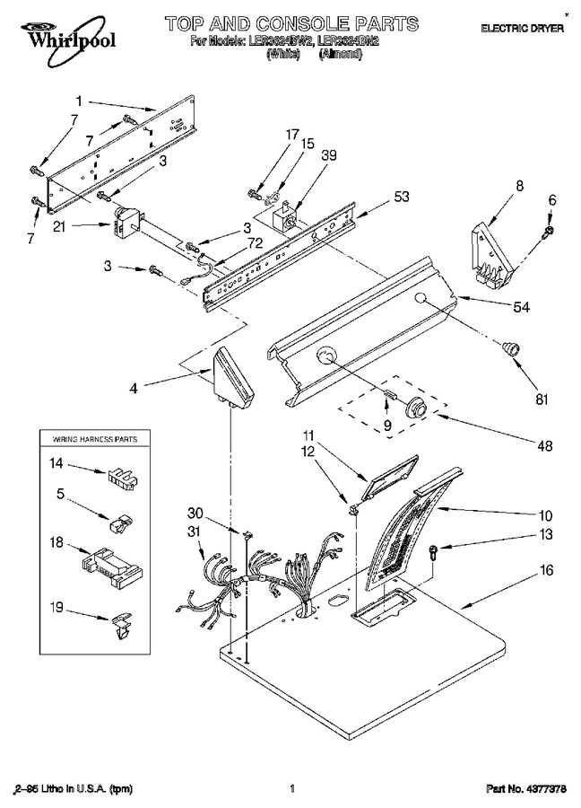 Diagram for LER3624BW2