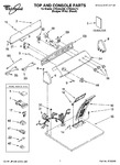 Diagram for 01 - Top And Console Parts