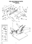 Diagram for 02 - Top And Console Parts