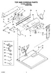 Diagram for 02 - Top And Console Parts