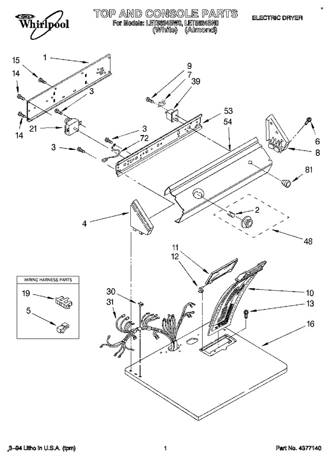 Diagram for LET5624BW0