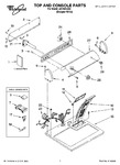 Diagram for 01 - Top And Console Parts