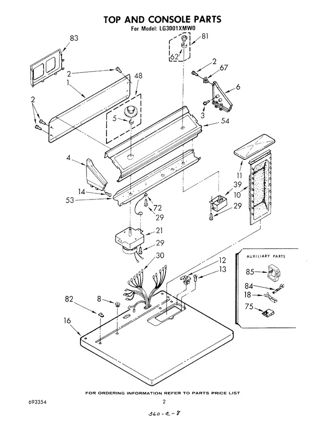 Diagram for LG3001XMW0