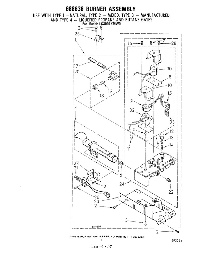 Diagram for LG3001XMW0