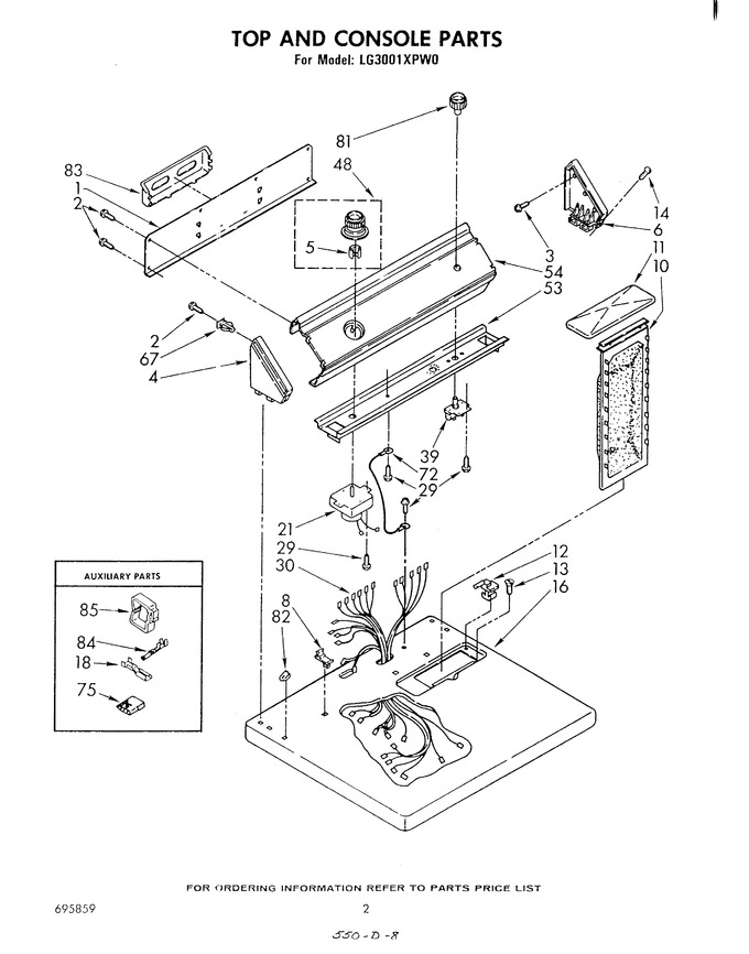 Diagram for LG3001XPW0