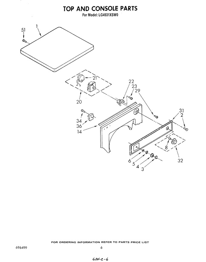 Diagram for LG4931XSW0