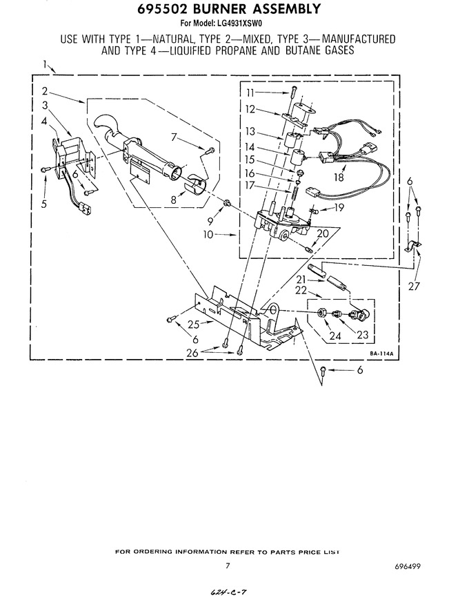 Diagram for LG4931XSW0