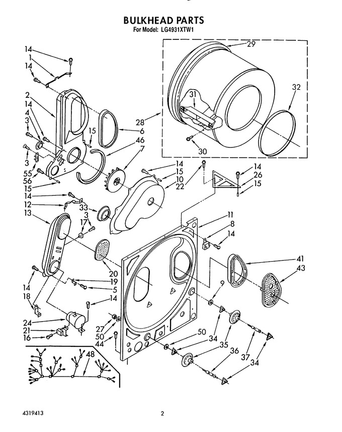 Diagram for LG4931XTW1