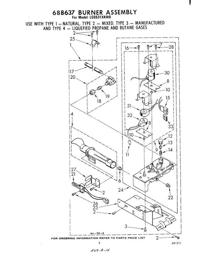 Diagram for LG5531XKW0