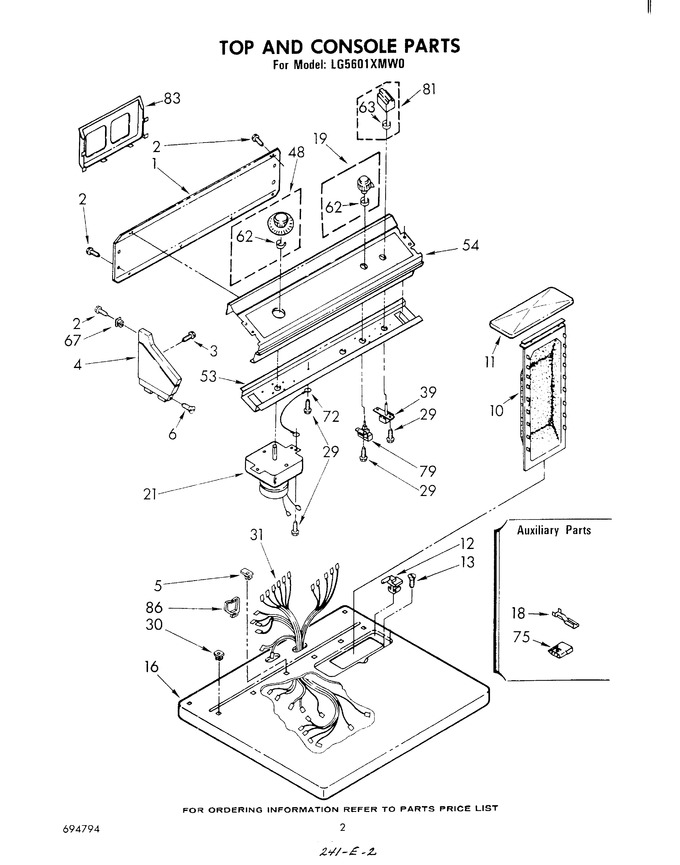 Diagram for LG5601XMW0