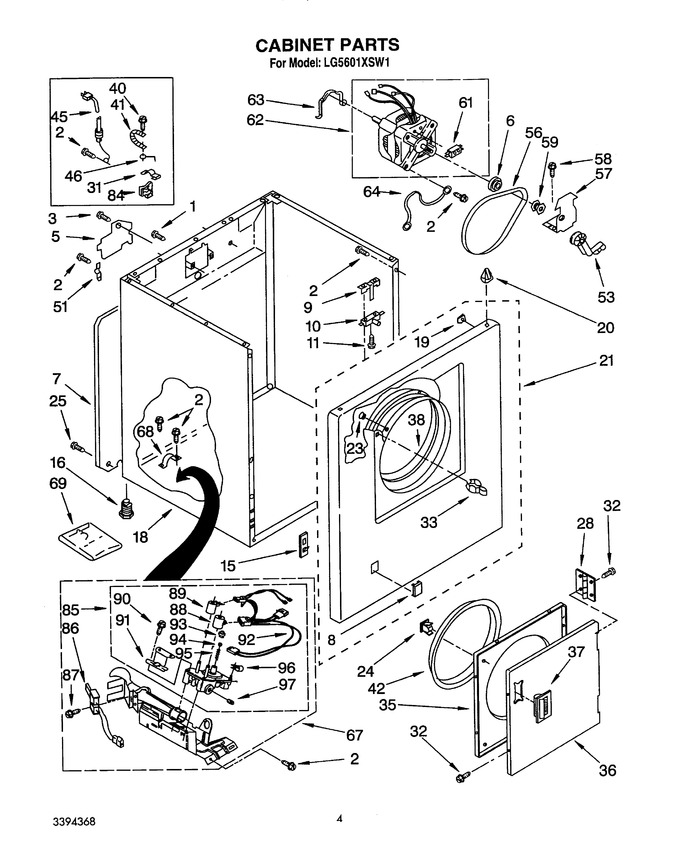 Diagram for LG5601XSW1