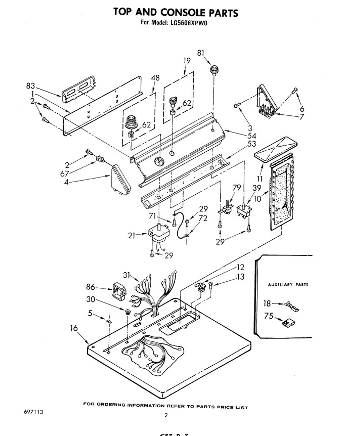 Diagram for LG5606XPW0