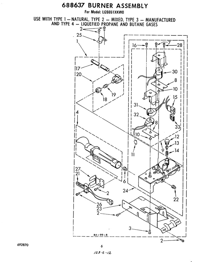 Diagram for LG5651XKW0