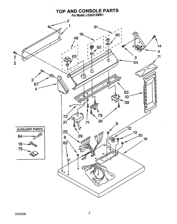 Diagram for LG5651XMW1