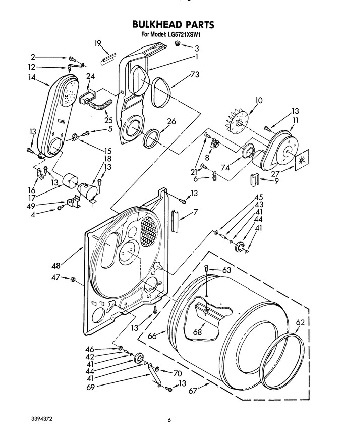 Diagram for LG5721XSW1