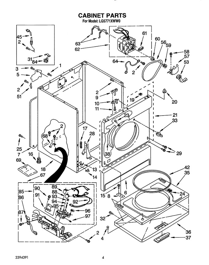 Diagram for LG5771XWW0