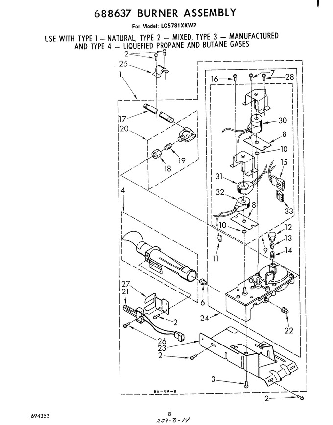 Diagram for LG5781XKW2