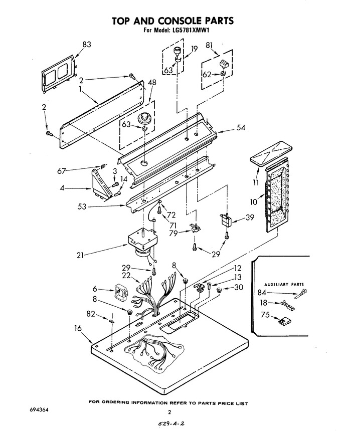 Diagram for LG5781XMW1