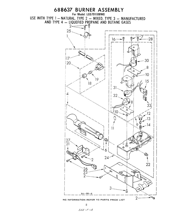 Diagram for LG5791XMW0