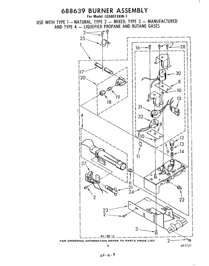 Diagram for LG5801XKW1