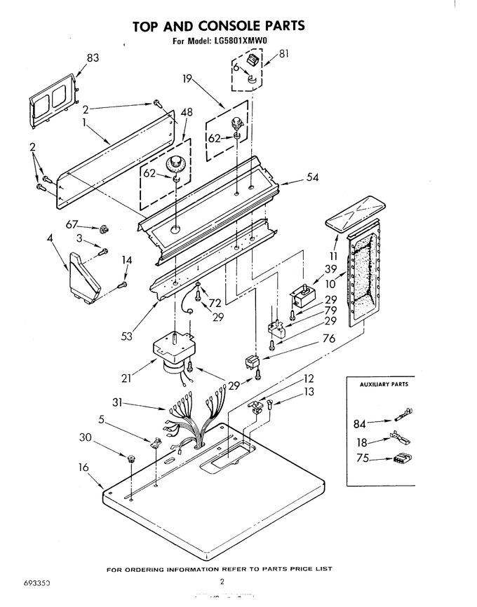 Diagram for LG5801XMW0