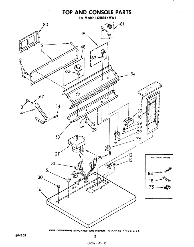 Diagram for LG5801XMW1