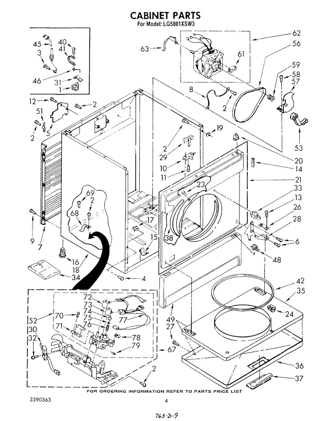 Diagram for LG5801XSW3