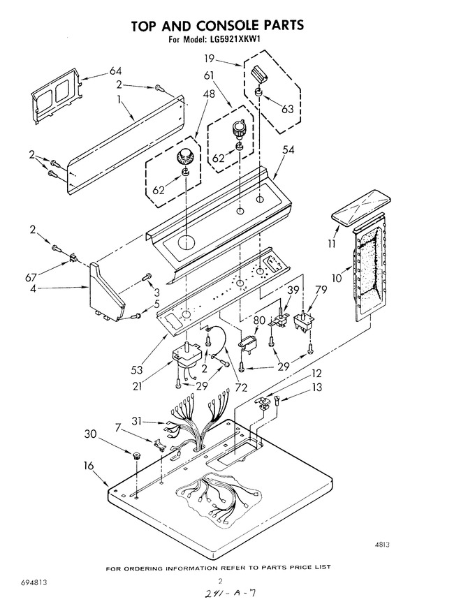 Diagram for LG5921XKW1