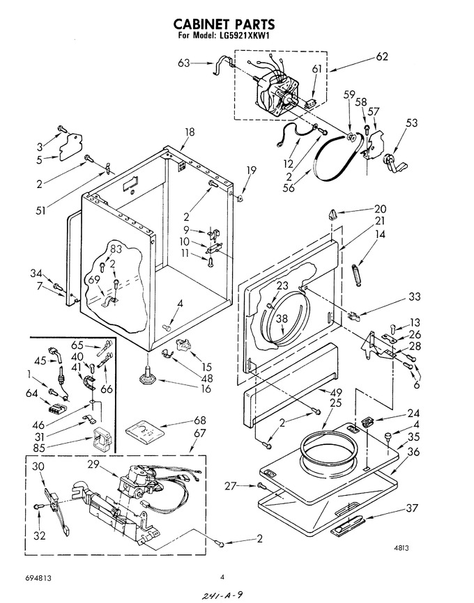 Diagram for LG5921XKW1