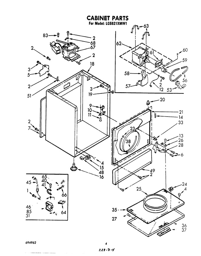 Diagram for LG5921XMW1