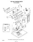 Diagram for 02 - Top And Console, Literature And Optional