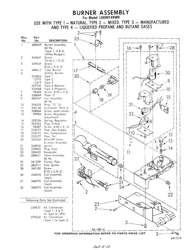 Diagram for LG6901XKW0