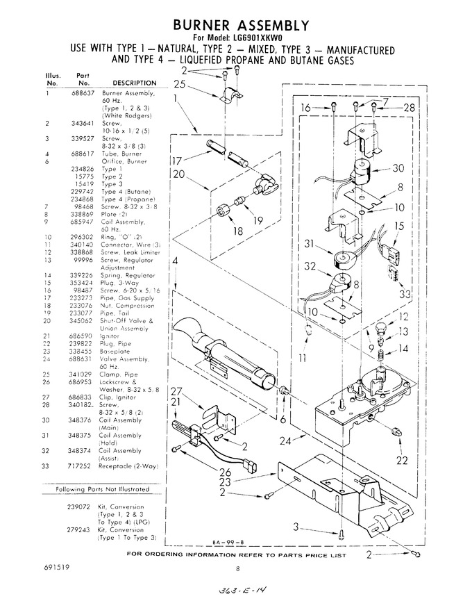 Diagram for LG6901XKW0