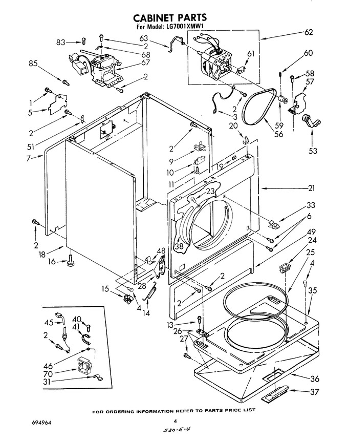 Diagram for LG7001XMW1